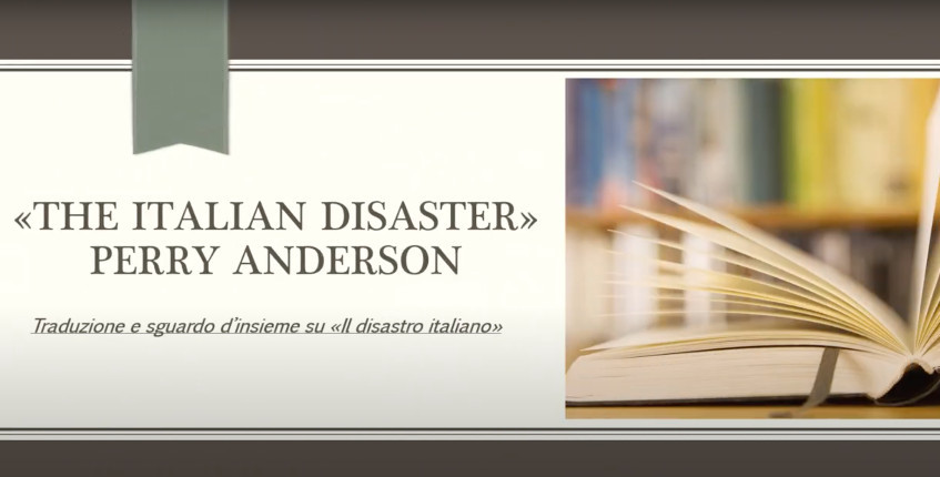 “The Italian Disaster” - Perry Anderson